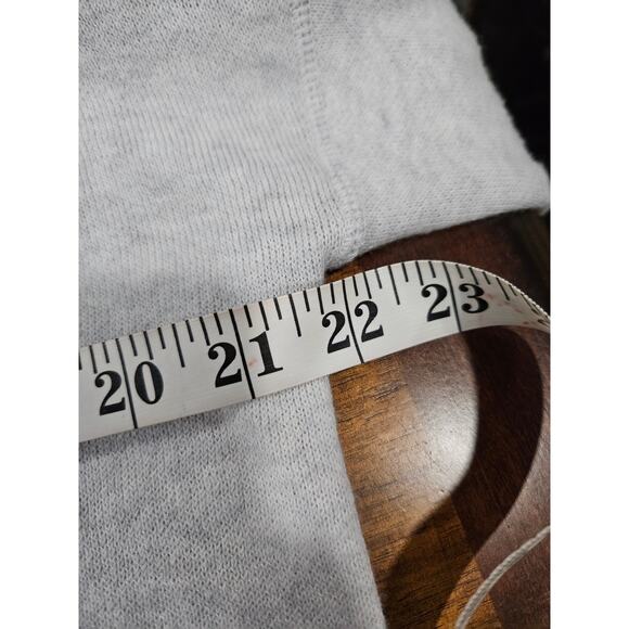 Kinross Cashmere Women's Gray Cotton Blend Full Zip Cardigan Sweater M Neutral - Picture 8 of 10